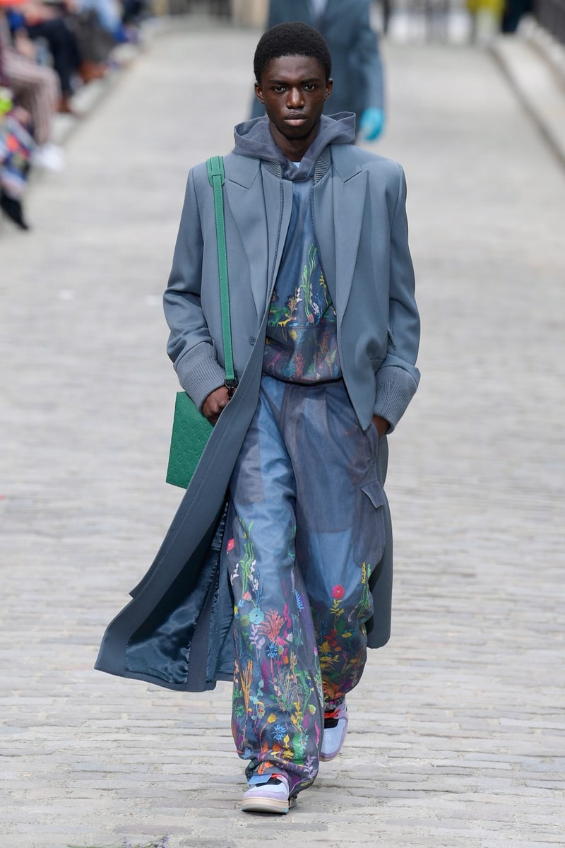 Louis Vuitton SS20 Paris Fashion Week Runway Show mens spring summer 2020 virgil abloh Héctor Bellerín