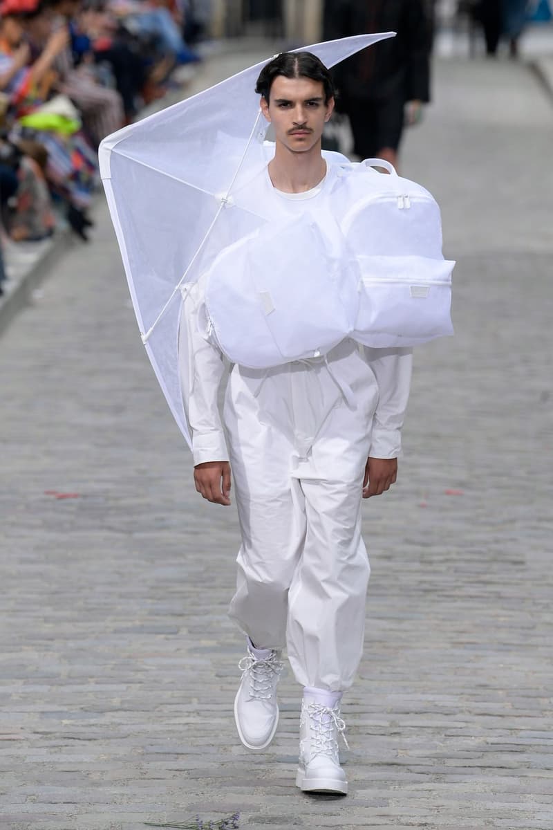 Louis Vuitton SS20 Paris Fashion Week Runway Show mens spring summer 2020 virgil abloh Héctor Bellerín