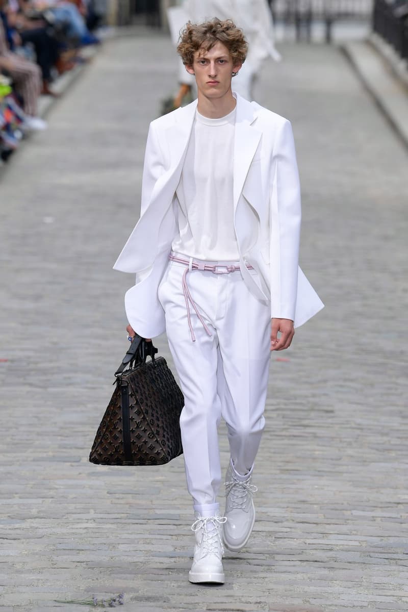 Louis Vuitton SS20 Paris Fashion Week Runway Show mens spring summer 2020 virgil abloh Héctor Bellerín