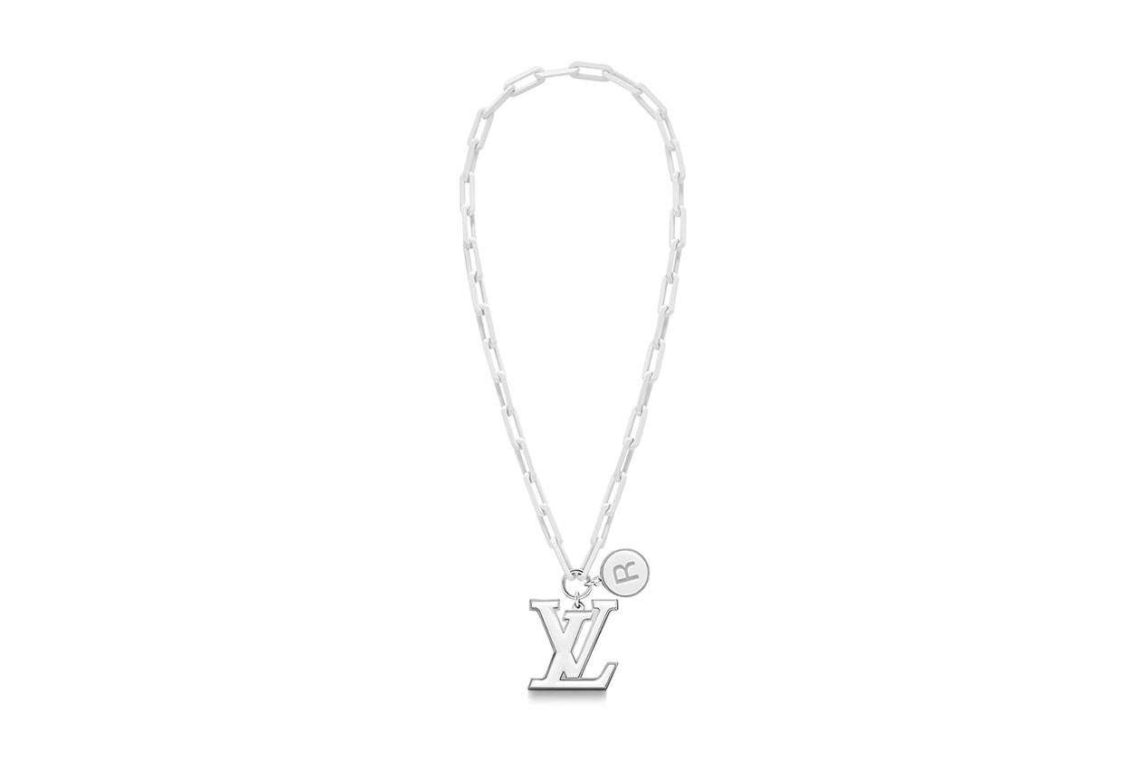 Louis Vuitton Jewelry Men's Artistic Director Virgil Abloh Design Spring Summer 2019 SS19 Necklaces Monogram Cuban Link Chain Bracelet