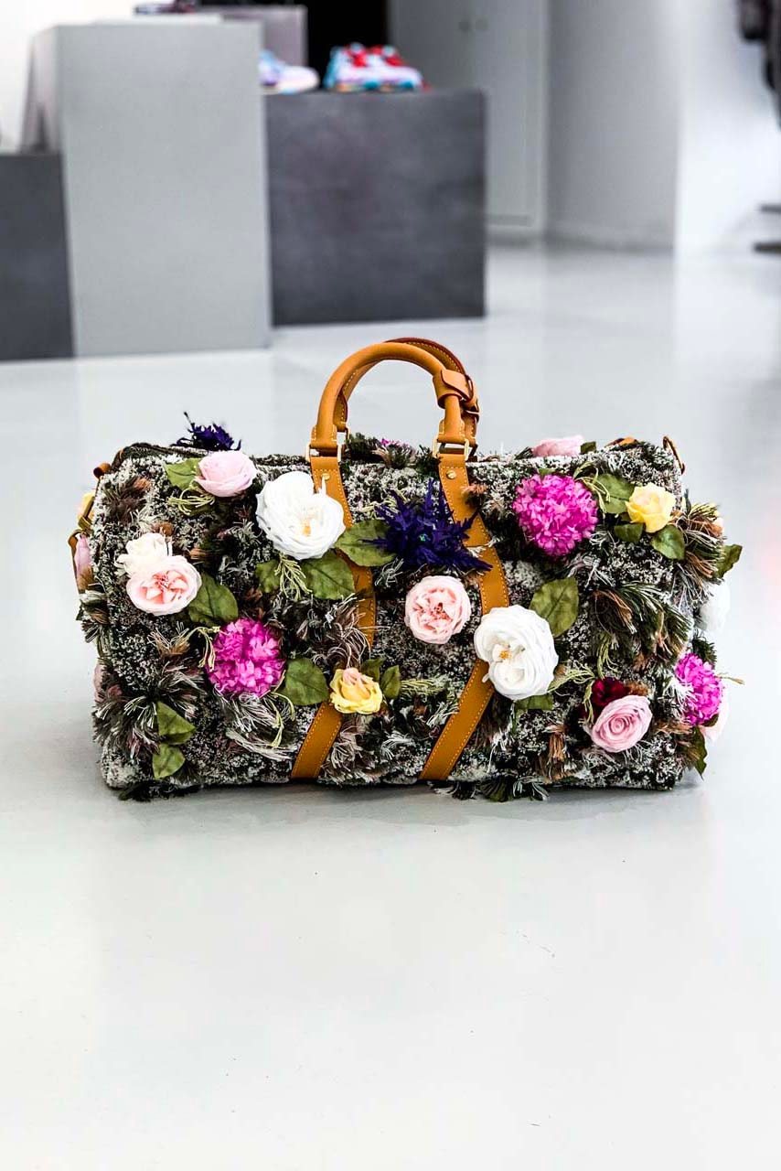 Louis Vuitton Spring/Summer 2020 Runway Details showroom collection ss20 paris fashion week virgil abloh pfw menswear trunk duffel bag sneakers shoes 503 high top