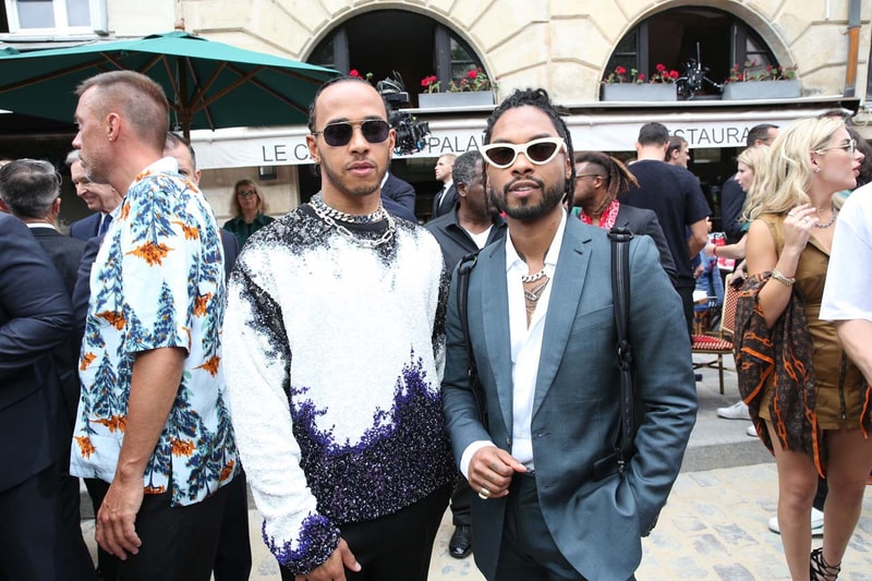 Louis Vuitton Spring/Summer 2020 Celebrity Guests ss20 paris fashion week pfw celebrity attendees gigi hadid skepta miguel virgil abloh gong yoo j.balvin shuhei lash russell westbrook lewis hamilton ben harper antoine arnault bernaud cam newtown joel edgerton karrueche tran dan carter