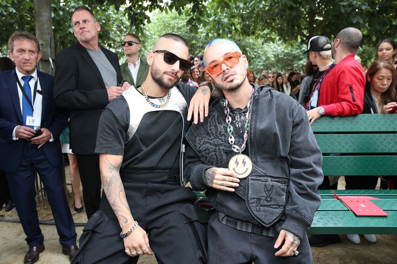 Louis Vuitton Spring/Summer 2020 Celebrity Guests ss20 paris fashion week pfw celebrity attendees gigi hadid skepta miguel virgil abloh gong yoo j.balvin shuhei lash russell westbrook lewis hamilton ben harper antoine arnault bernaud cam newtown joel edgerton karrueche tran dan carter