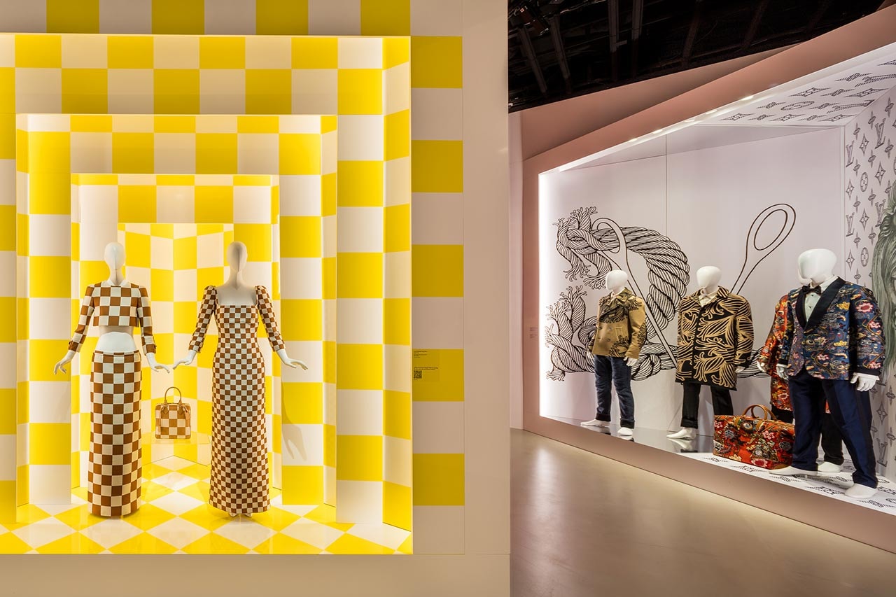 "Louis Vuitton X" Archive Exhibition Inside Look beverly hills los angeles california collection brand history