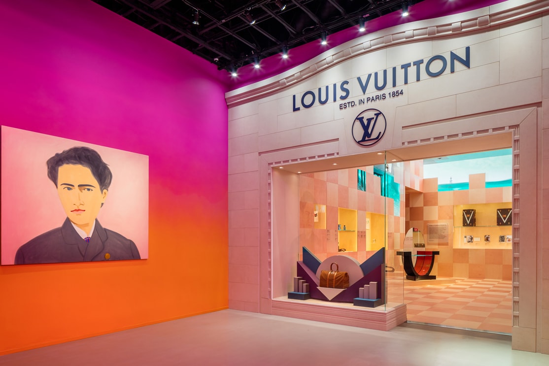 "Louis Vuitton X" Archive Exhibition Inside Look beverly hills los angeles california collection brand history