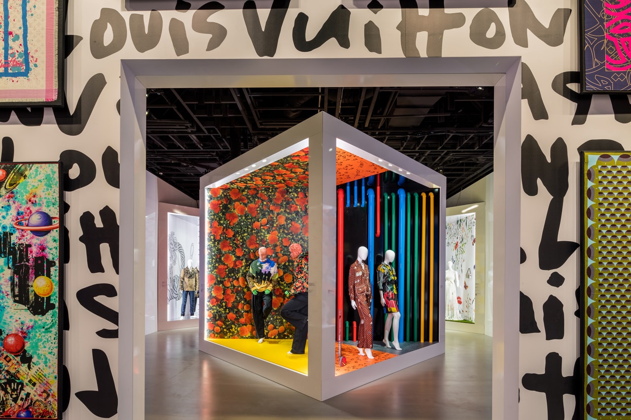 "Louis Vuitton X" Archive Exhibition Inside Look beverly hills los angeles california collection brand history