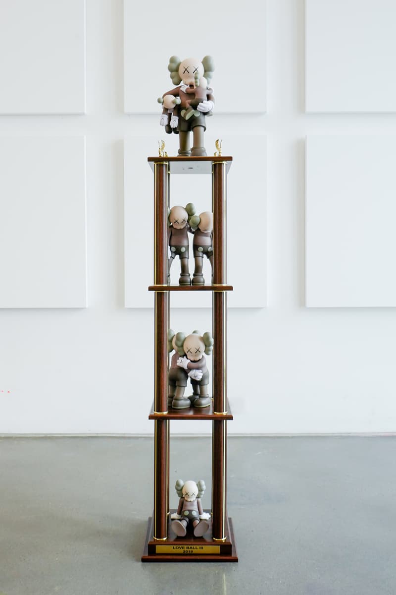 love ball iii three trophies trophy artist designs kaws kenny scharf lucy dodd raul de nieves jack pierson tony oursler cfda susanne bartsch