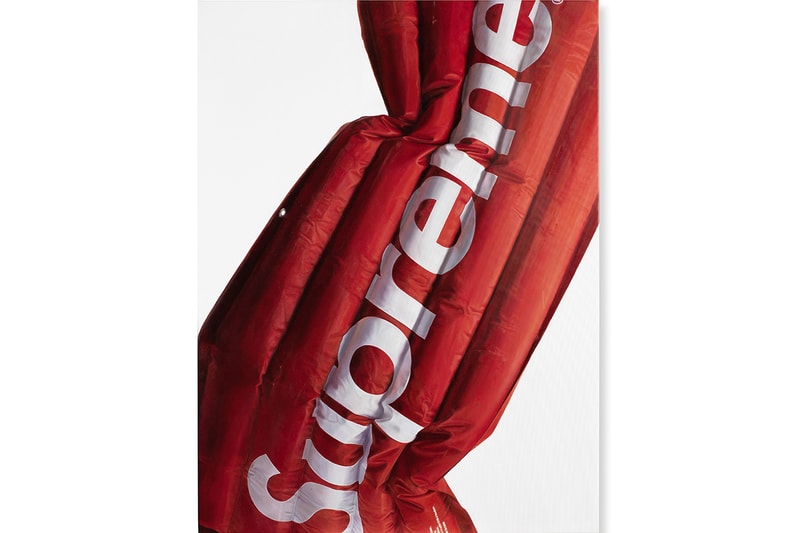 Bonhams Art Auction Lucas Price Deflated Art Crushed Inflatables Hype Goods Supreme Jeff Koons Inspired 'Deflation Painting #7' 128 Skate Decks 