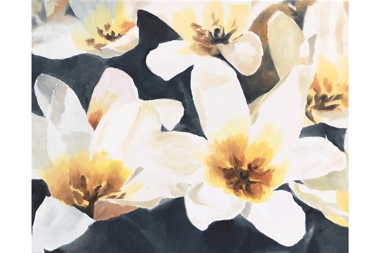 Lucien Smith Unveils New Floral Paintings for Half Gallery Pop-Up in Paris