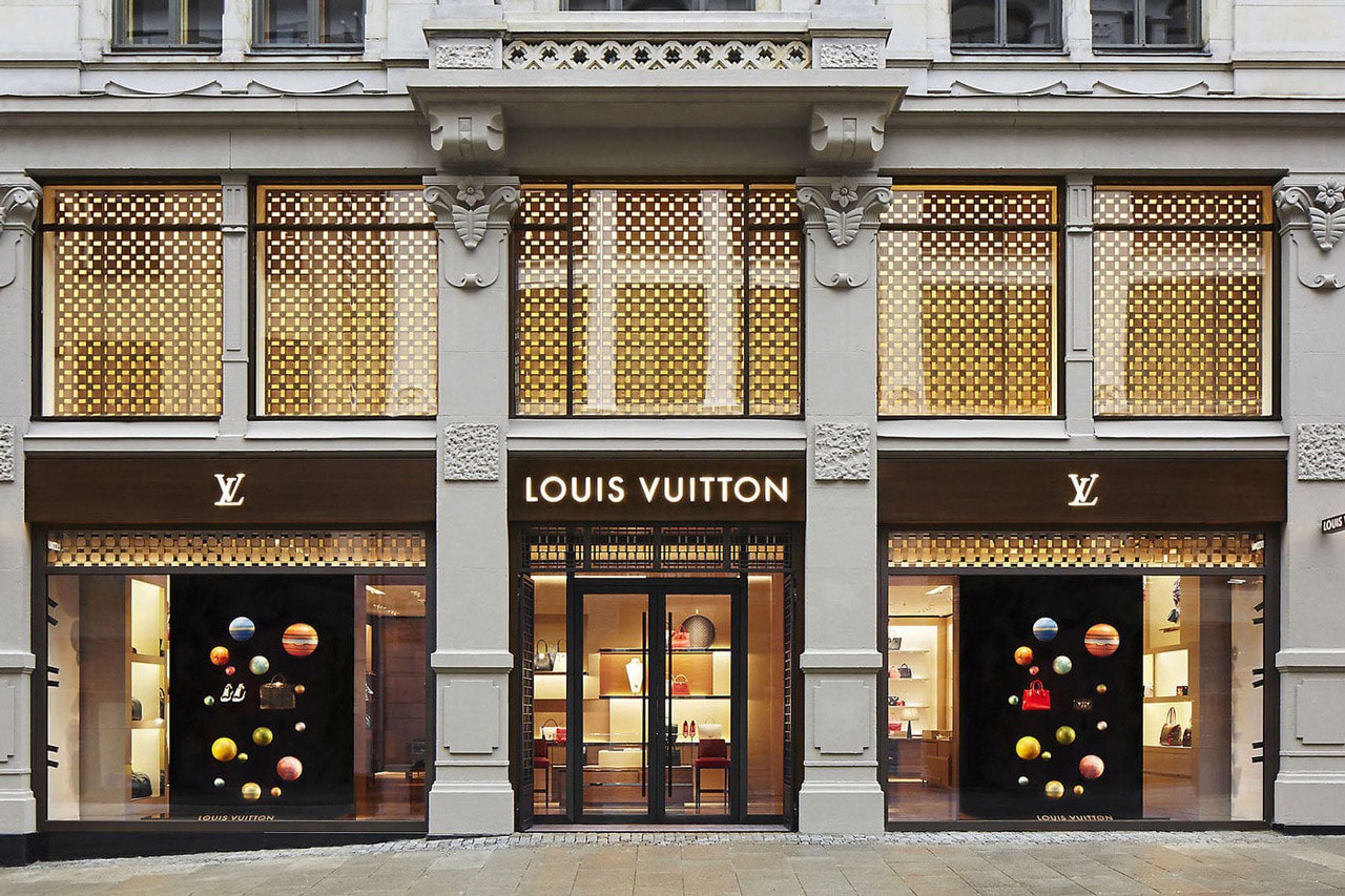 April 2019. London. A View Of The Louis Vuitton Store On Bond