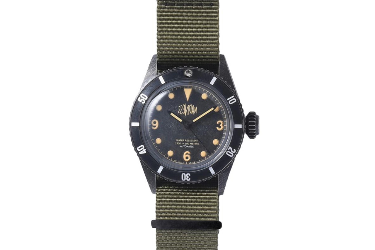 MADNESS x Watch Experimental Unit Collab Release Info Information vintage timepieces shawn yue Royal Marine military Sea Diver AGED/SILVER GED/BLACK MADNESS x Watch Experimental Unit Collab Release Info