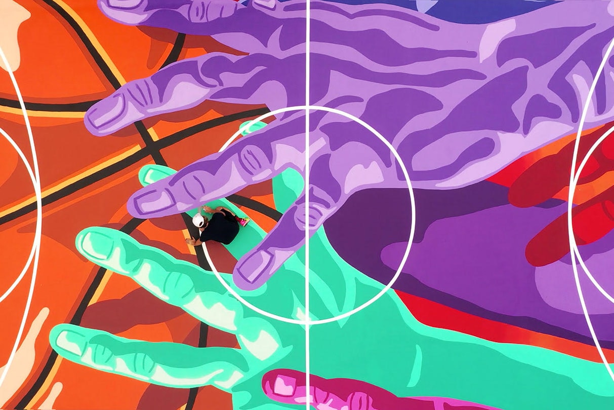 madsteez nba brooklyn park slope playground basketball court mural