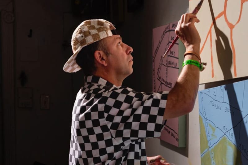 Mark Gonzales to Unveil New Map Paintings at San Francisco Exhibition