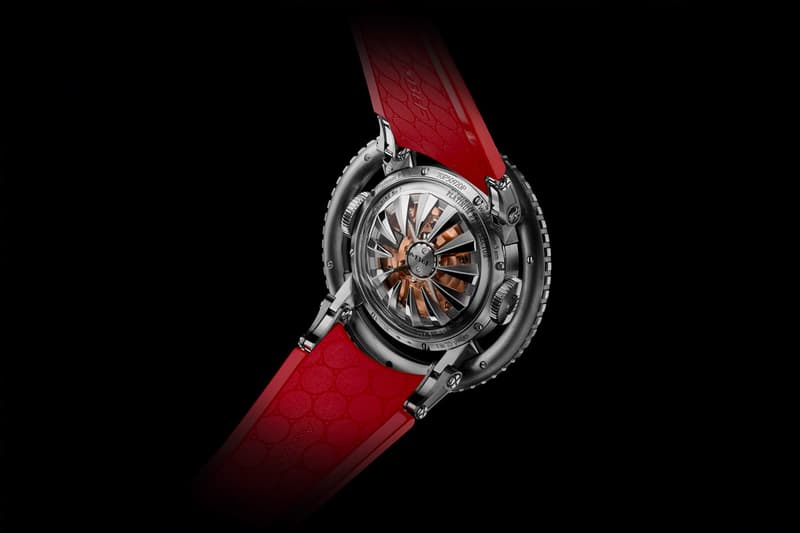 MB&F HM7 Aquapod Platinum Red Timepiece watch luxury designer watch industrial jelly fish price release info $165,000 usd 25 pieces limited 