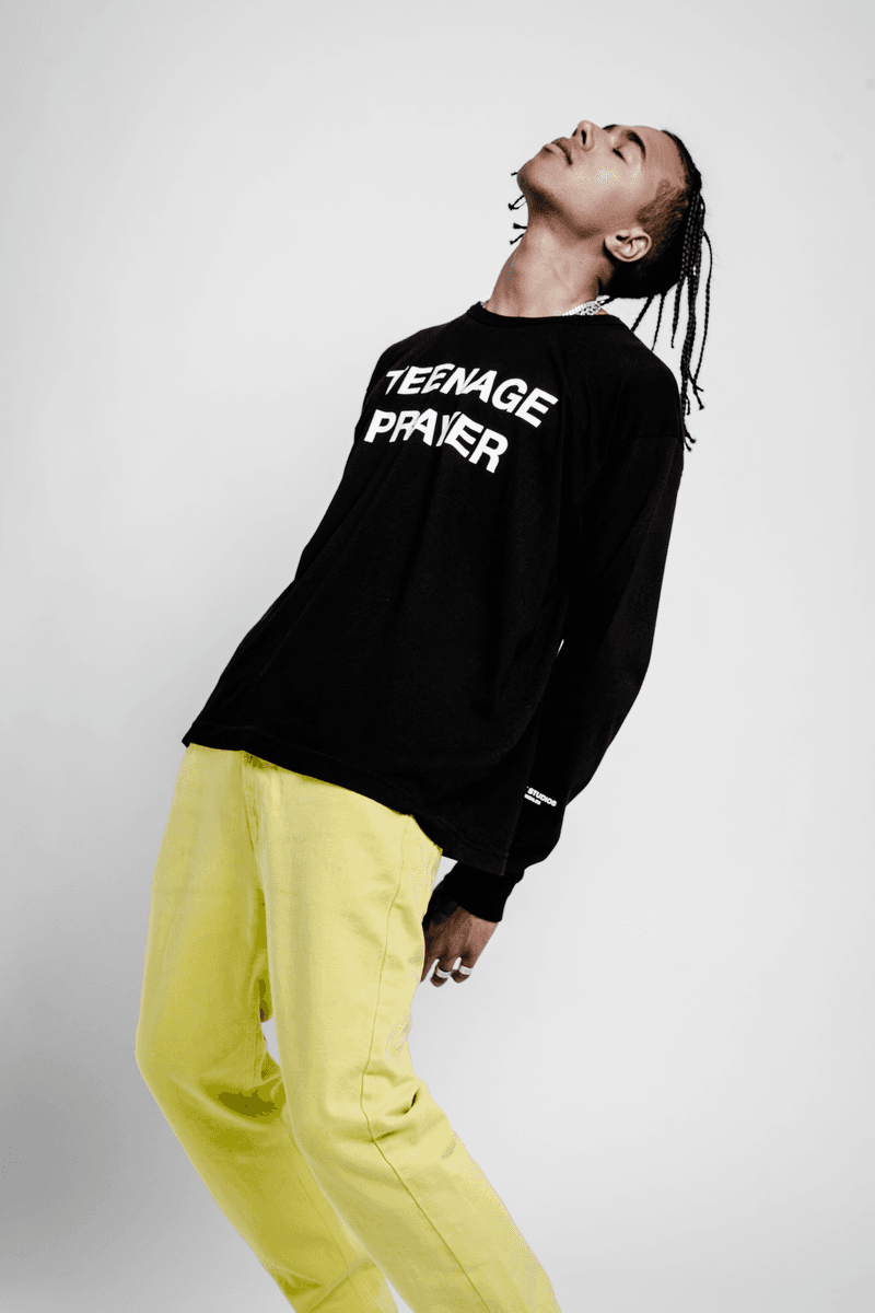 MIDNIGHT STUDIOS SS19 CRYSTAL logo PRINT COLLECTION teenage prayer hoodie sweater sweatshirt spring summer 2019 buy t shirt tee graphic