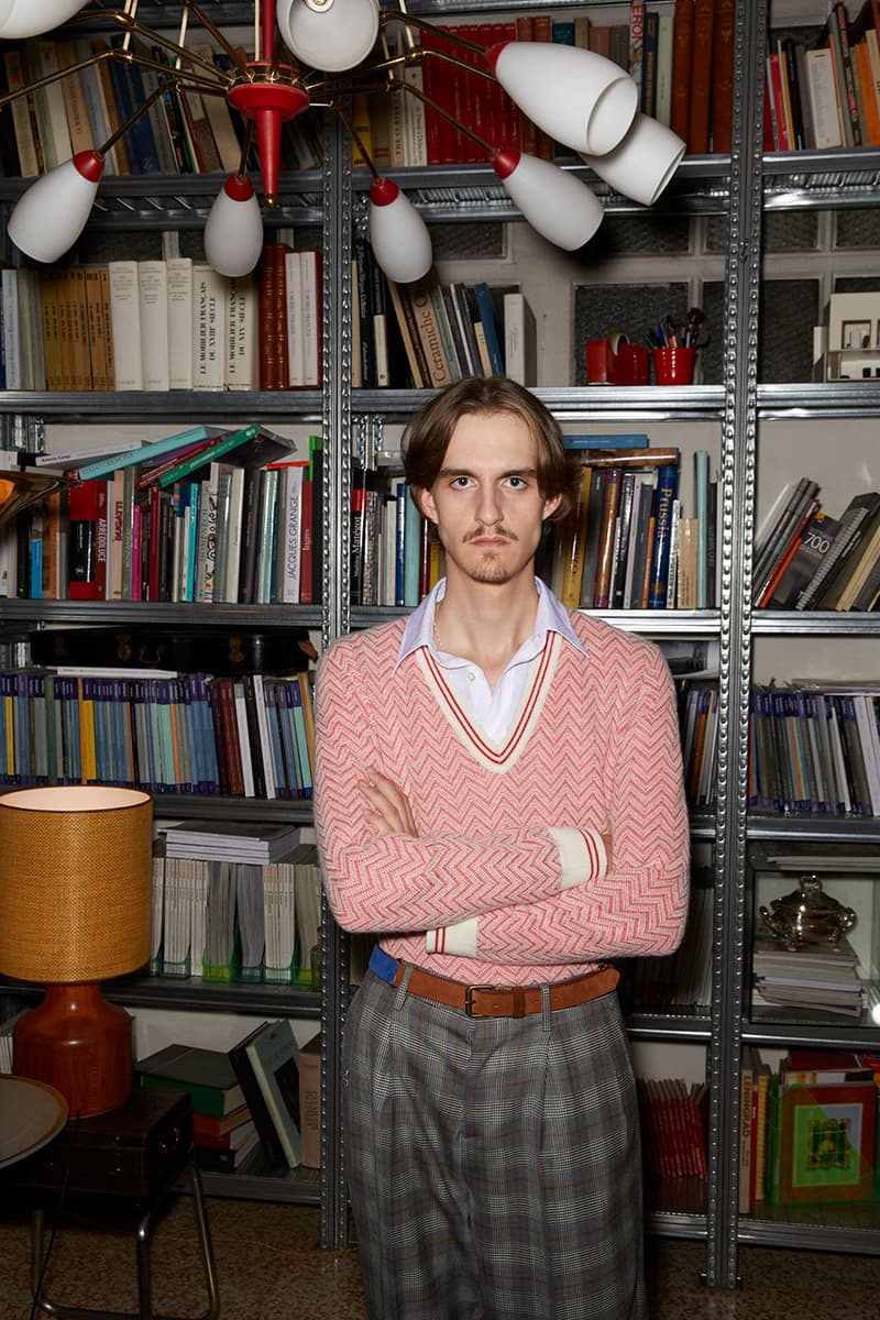Missoni Man Spring Summer 2020 SS20 Collection Lookbook Serge Gainsbourg French Singer Songwriter Muse Inspiration Bohemianism Artistic Freedom