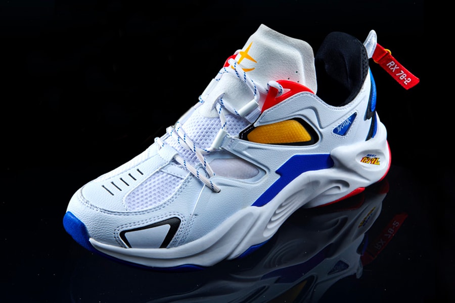 Mobile Suit Gundam 361° RX-78-2 Sneaker Release White blue red yellow