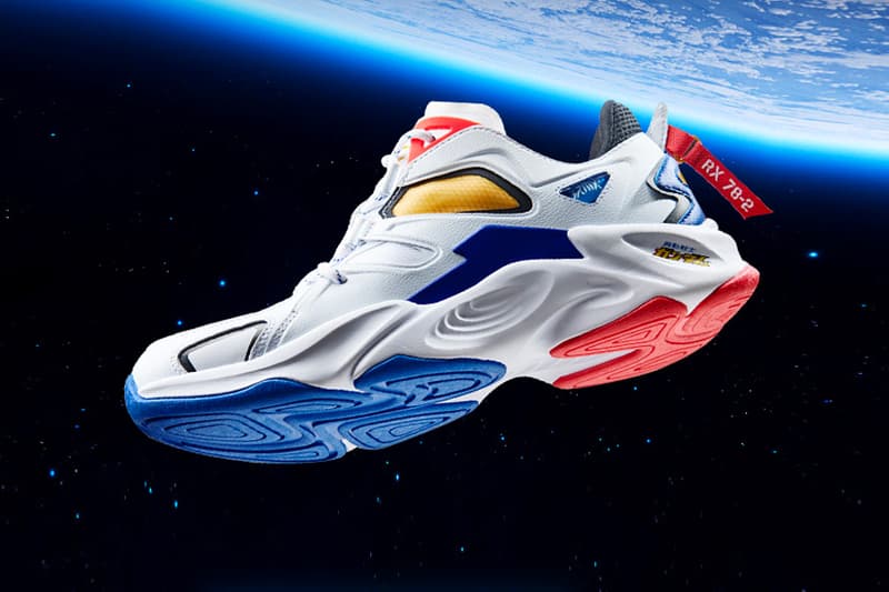 Mobile Suit Gundam 361° RX-78-2 Sneaker Release White blue red yellow