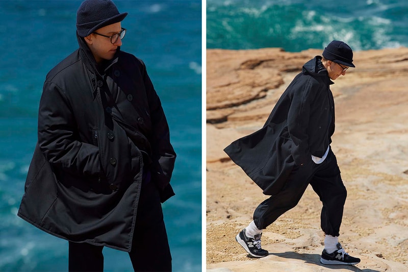 nanamica Fall Winter 2019 Collection pea coat sailors jacket mac jacket quilted gore tex lining wool fleece suit gingham essentials muted 