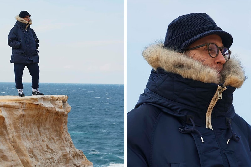 nanamica Fall Winter 2019 Collection pea coat sailors jacket mac jacket quilted gore tex lining wool fleece suit gingham essentials muted 