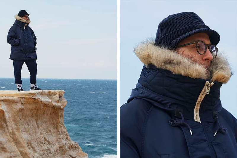 nanamica Fall Winter 2019 Collection pea coat sailors jacket mac jacket quilted gore tex lining wool fleece suit gingham essentials muted