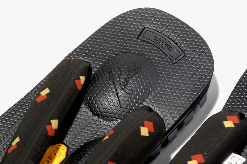 NEEDLES x Suicoke SS19 spring summer 2019 geta sandals collaboration release date june 7 2019 colorway