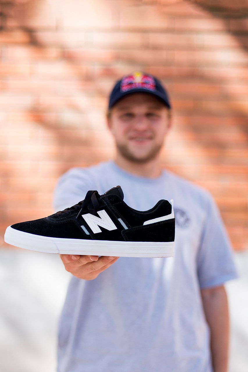 New Balance 306 Jamie Foy Pro Skateboarder Release Skater of the Year 2018 Footwear Sneaker Drop Numeric New Silhouette Vulcanized Black White Green Red