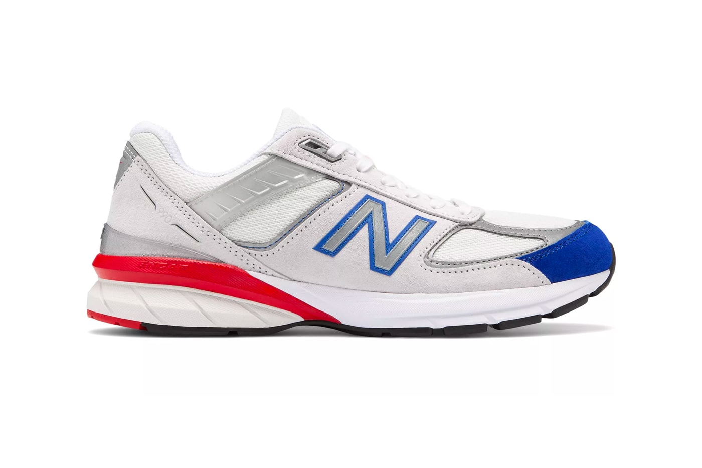 New Balance 990v5 Team Royal Team Red Release made in united states of america US red blue white flag fourth of july independence day 