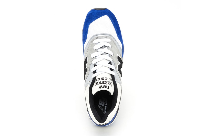 New Balance Made In USA M997OGA Blue Grey Suede Hand made reflective classic sneakers American 