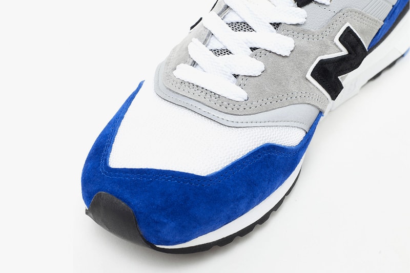 New Balance Made In USA M997OGA Blue Grey Suede Hand made reflective classic sneakers American 