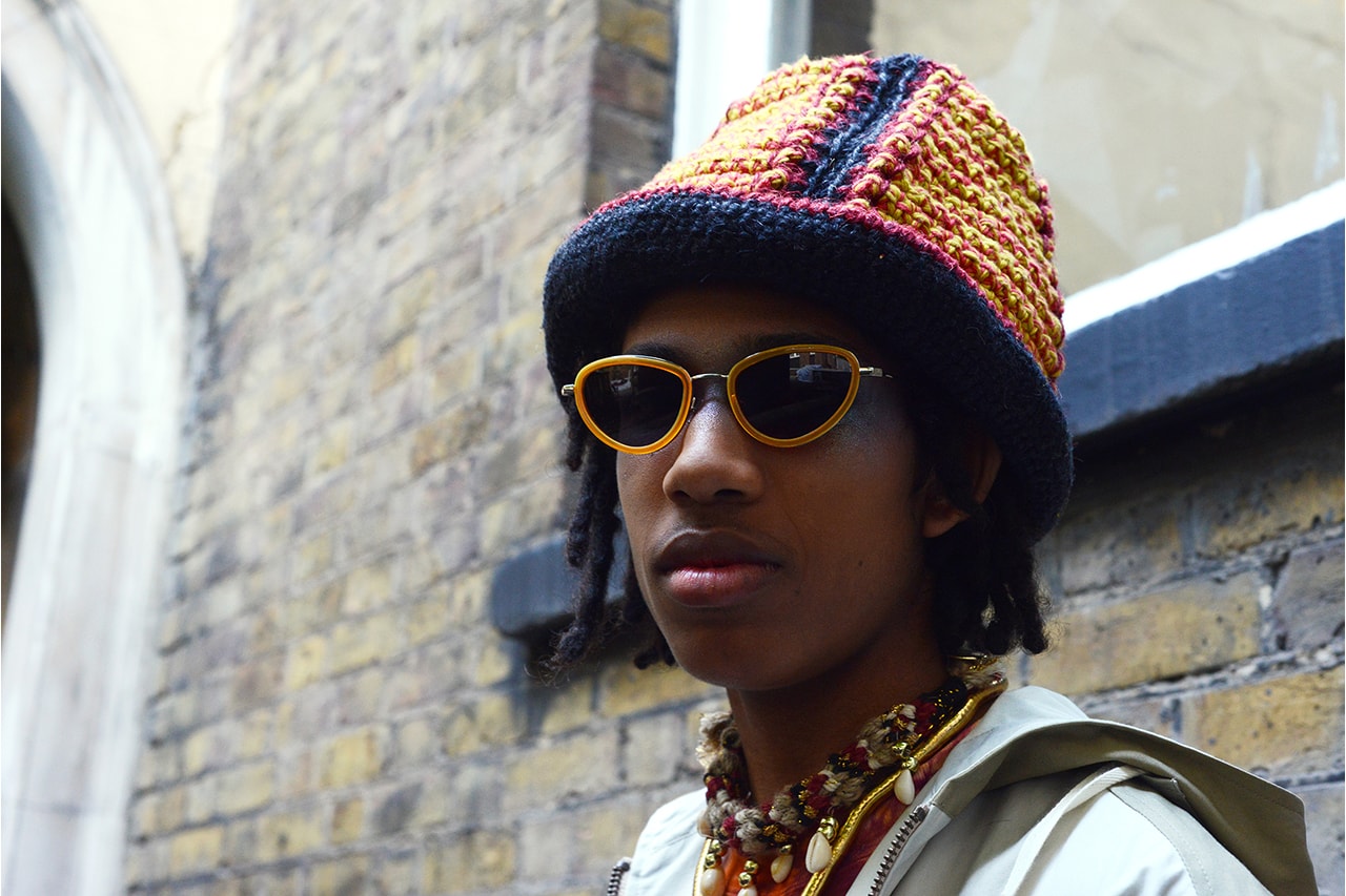 Nicholas Daley SS20 Spring/Summer 2020 Feature Interview LFW:M London Fashion Week Men's adidas MakerLab Fred Perry Tricker's George Cox Martine Rose Nigel Cabourn Puma Blue Flying Lotus Black Panther Pharaoh Saunders Beams Japan Riz Ahmed Sons of Kemet