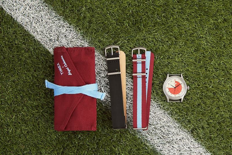 Nigel Cabourn x Timex "Referee" Watch Release Information 1950s Football Inspiration Closer Look Timepiece Interchangeable Straps MK1 40mm stainless steel case