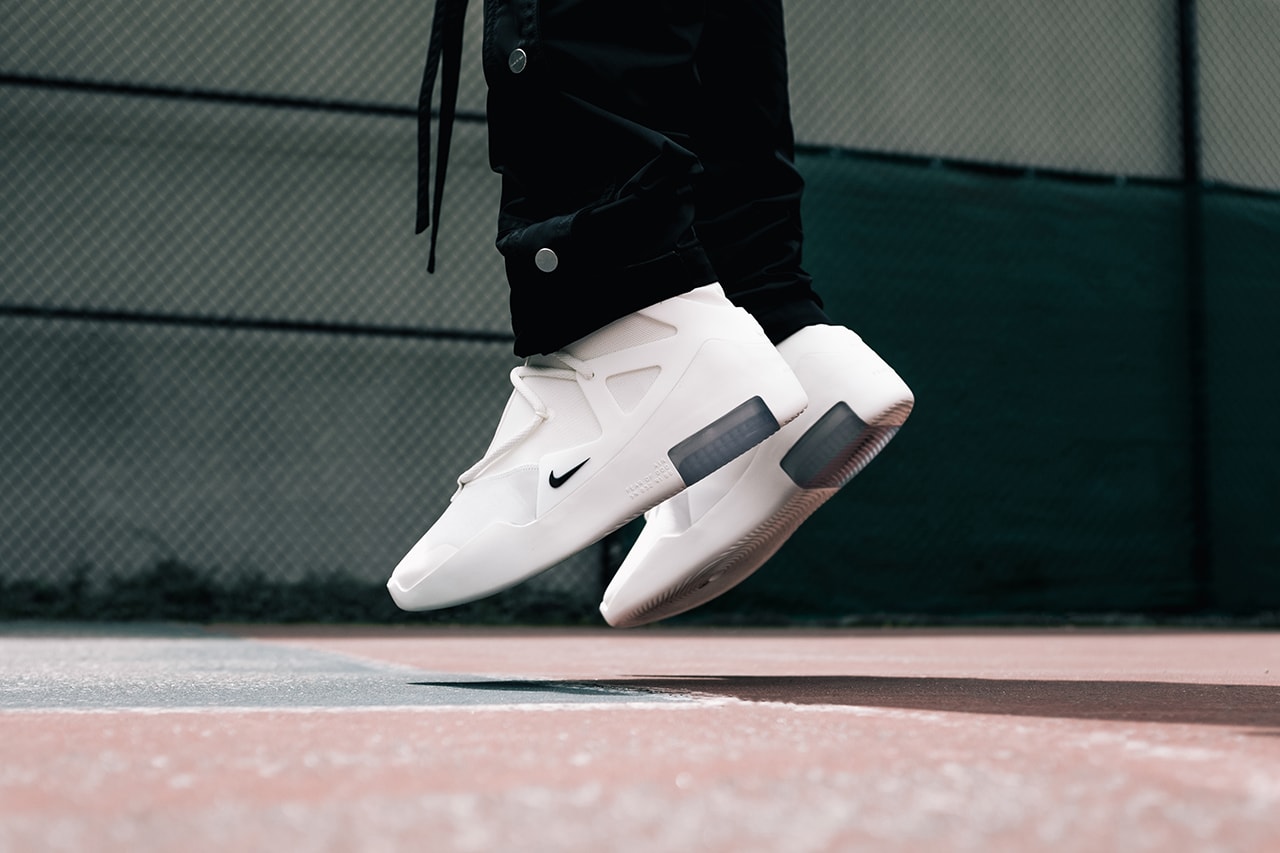 Nike Air Fear of God 1 "Summertime Sail" On-Feet colorway release date info buy june 8 2019 jerry lorenzo