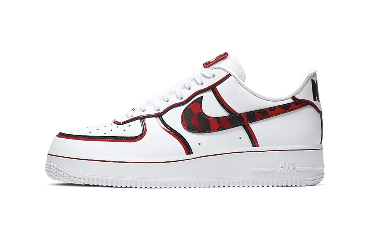 nike air force 107 red