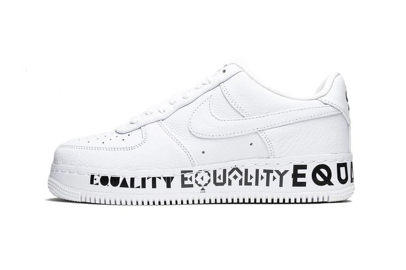 Nike Air Force 1 Low CMFT Equality AQ2118-100 White Black Release 