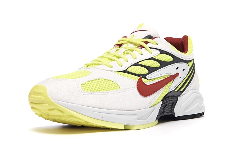 Nike Air Ghost Racer White Atom Red Neon Yellow Dark Grey AT5410-100 release Info Date 