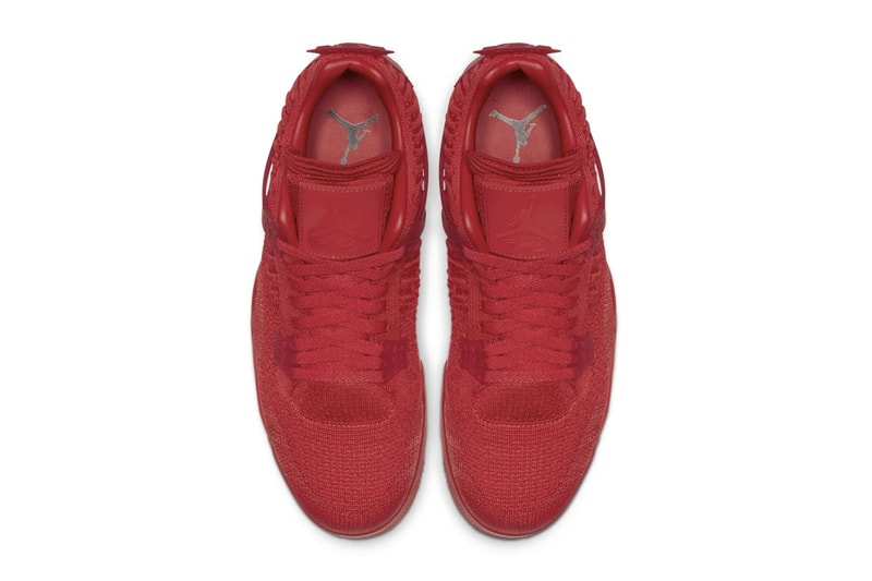 Nike Air Jordan 4 “University Red" & "Hyper Blue" Jordan Brand 30th anniversary Michael Jordan 88-89 red air unit sole flyknit textiles material
