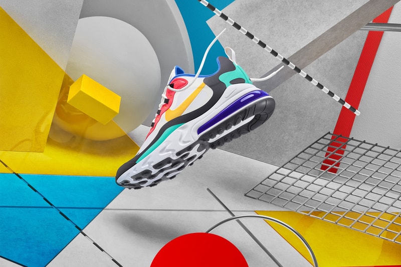 Nike Air Max 270 React Lookbook & Release Info swoosh react element 87 pastel react foam technology swoosh