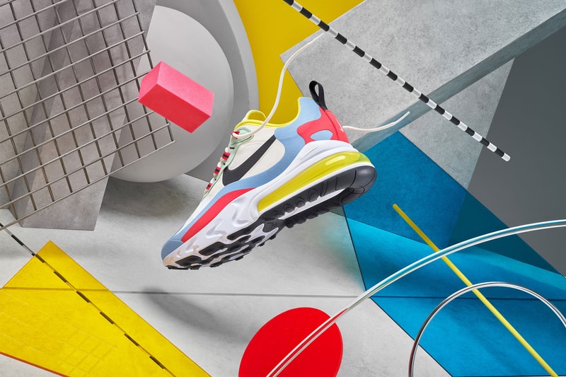 Nike Air Max 270 React Lookbook & Release Info swoosh react element 87 pastel react foam technology swoosh