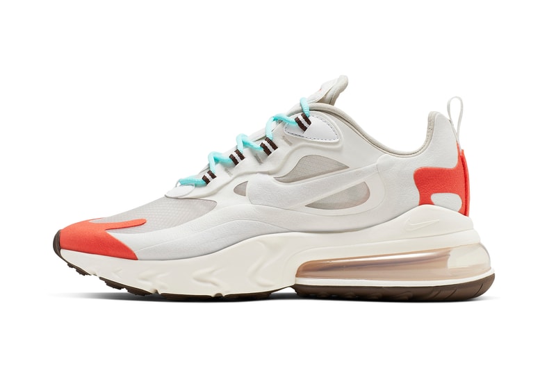 Nike Air Max 270 React Lookbook & Release Info swoosh react element 87 pastel react foam technology swoosh