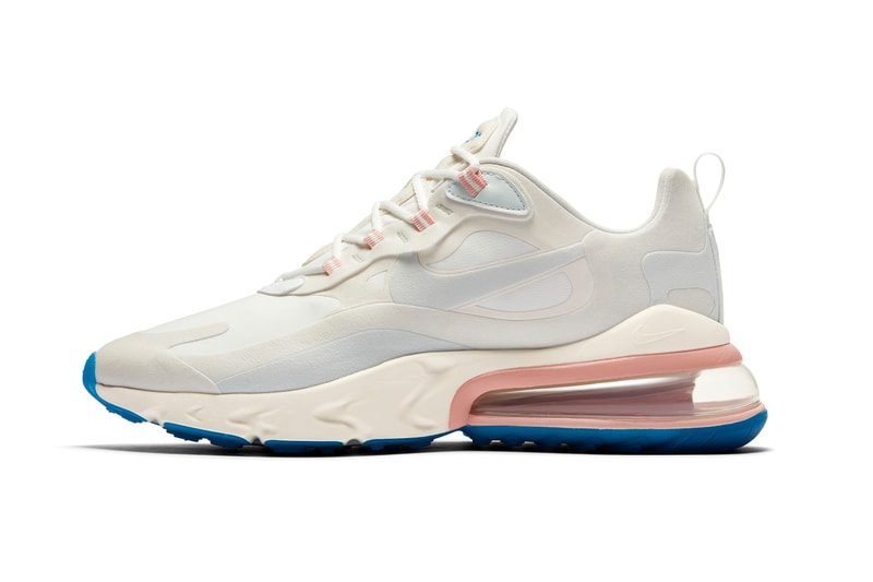 Nike Air Max 270 React Lookbook & Release Info swoosh react element 87 pastel react foam technology swoosh