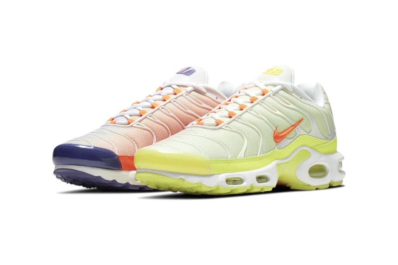 Nike Air Max Plus Tn "Color Flip" Pack China Release Information Closer Look Toy Story Buzz Lightyear Colorway Green Orange Purple White Gradient Design