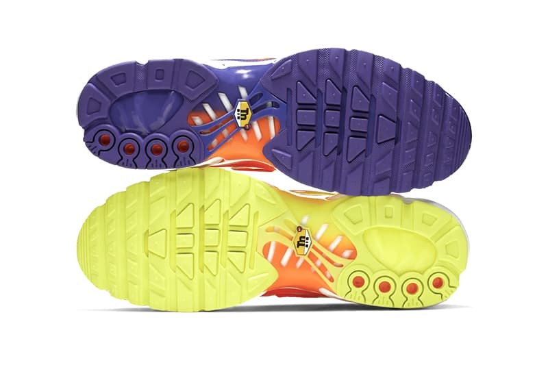 Nike Air Max Plus Tn "Color Flip" Pack China Release Information Closer Look Toy Story Buzz Lightyear Colorway Green Orange Purple White Gradient Design