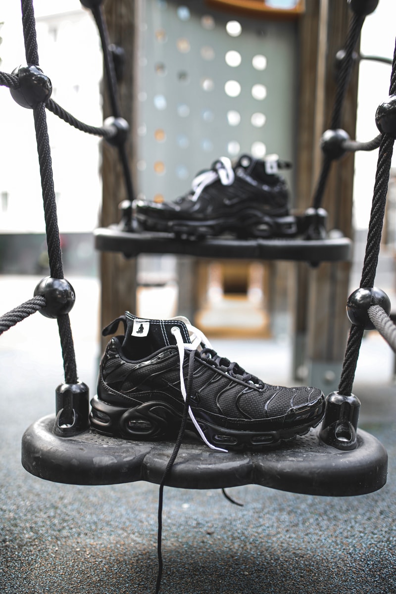 WWWESH STUDIO & Heightened's Nike Air Max Tn/Converse Chuck Taylor Hybrid sneakers custom sneakers