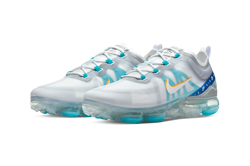 nike air vapormax se 2019 racer blue hyper jade volt glow green bright crimson colorway release white university gold wolf grey sneakers drop 