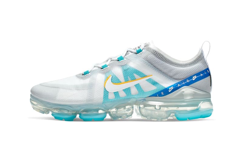 nike air vapormax se 2019 racer blue hyper jade volt glow green bright crimson colorway release white university gold wolf grey sneakers drop 