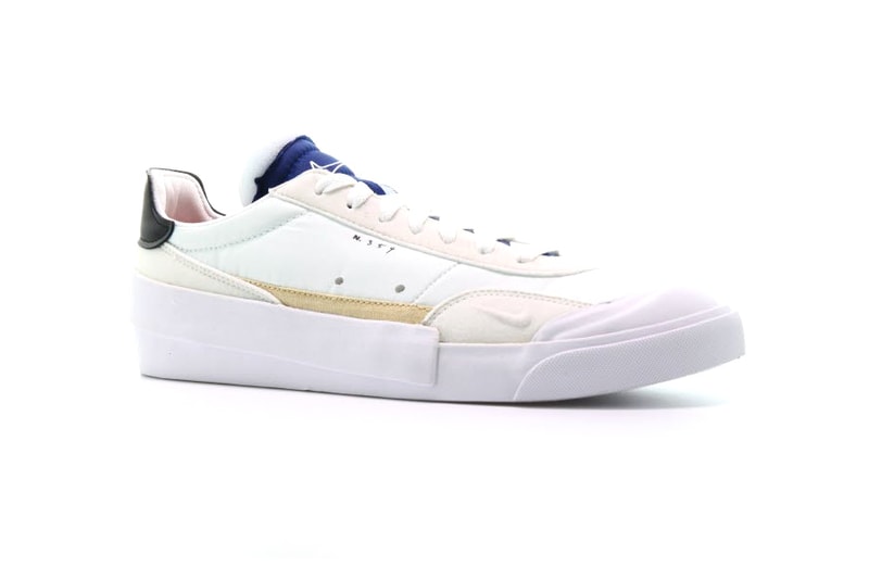 Nike Drop-Type LX Mint/Blue Release Info Style Code: AV6697-100 skate shoe white outsole deconstructed silhouette lifestyle Milk Store 