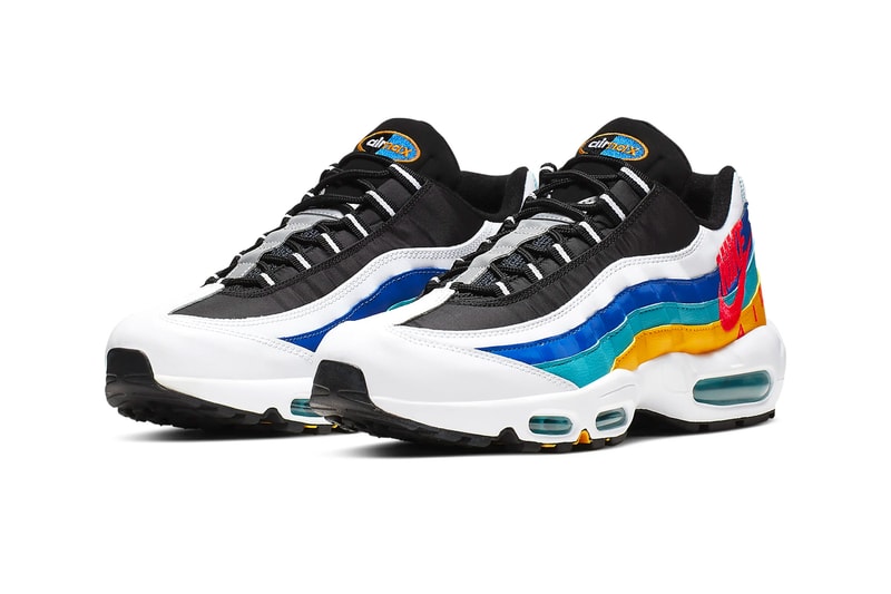 Nike Windbreaker Inspired Air Max 95 Release throwback nostalgia sneaker show university gold teal nebula red orbit 