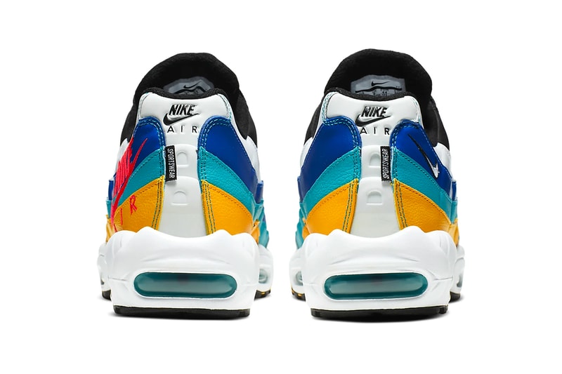 Nike Windbreaker Inspired Air Max 95 Release throwback nostalgia sneaker show university gold teal nebula red orbit 