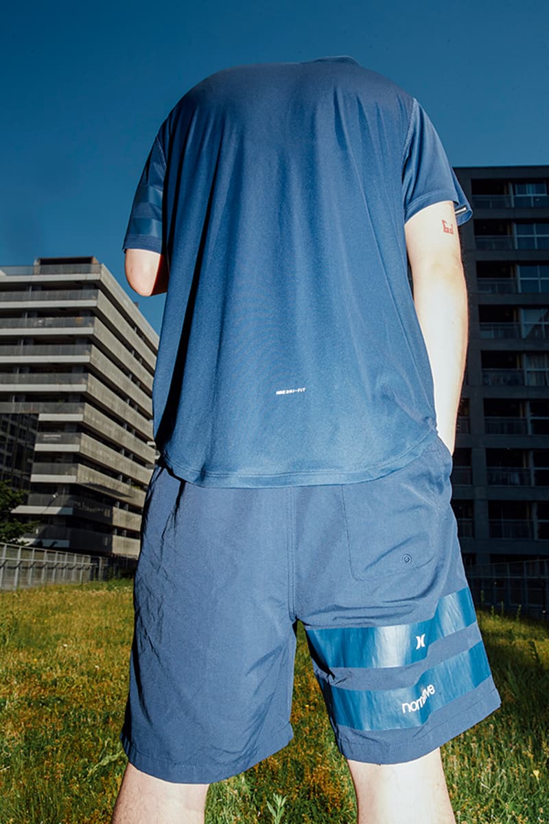 nonnative Hurley 23 Waves Collection Nike Dri Fit T Shirt Surfwear Shorts Bucket hat 6 panel cap beach city tokyo 23 wards ampibious
